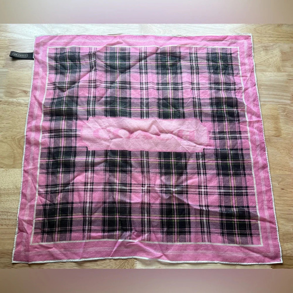 COACH 20” silk blend scarf - Picture 2 of 4